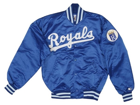 1985-86 Greg Pryor Game Worn Kansas City Royals Dugout Jacket